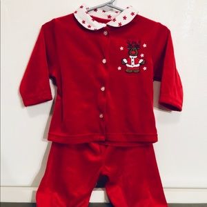 3/$12 Two Piece Reindeer Pajama Set